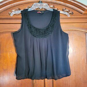 Black dressy tank top